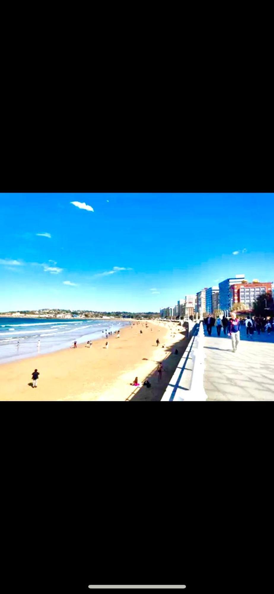Atico Con Terraza, Vistas Al Mar Y Parking En Playa De S Lorenzo Χιχόν Εξωτερικό φωτογραφία